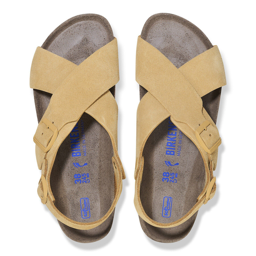 tulum soft footbed suede leather