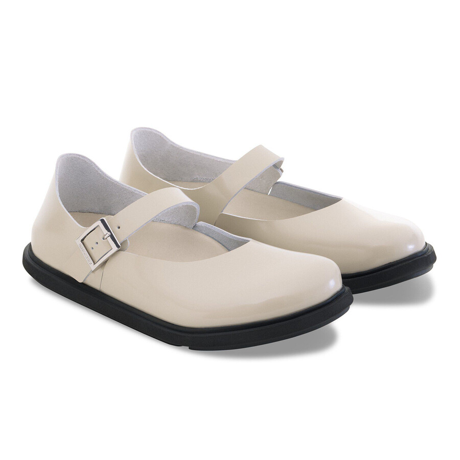 mantova cup sole natural leather patent