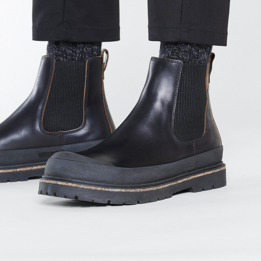 prescott slip on men waxy leather