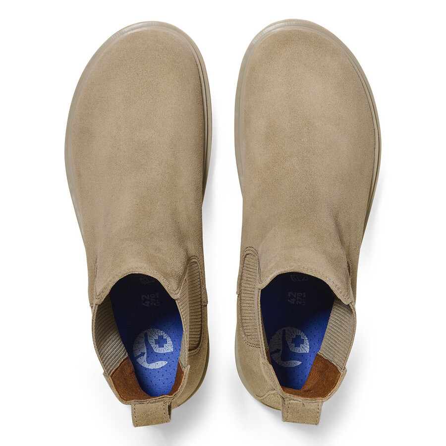 highwood slip on men suede leather