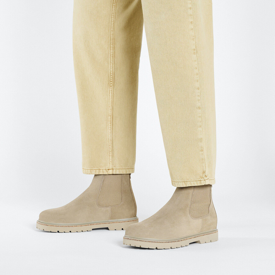 highwood slip on men suede leather