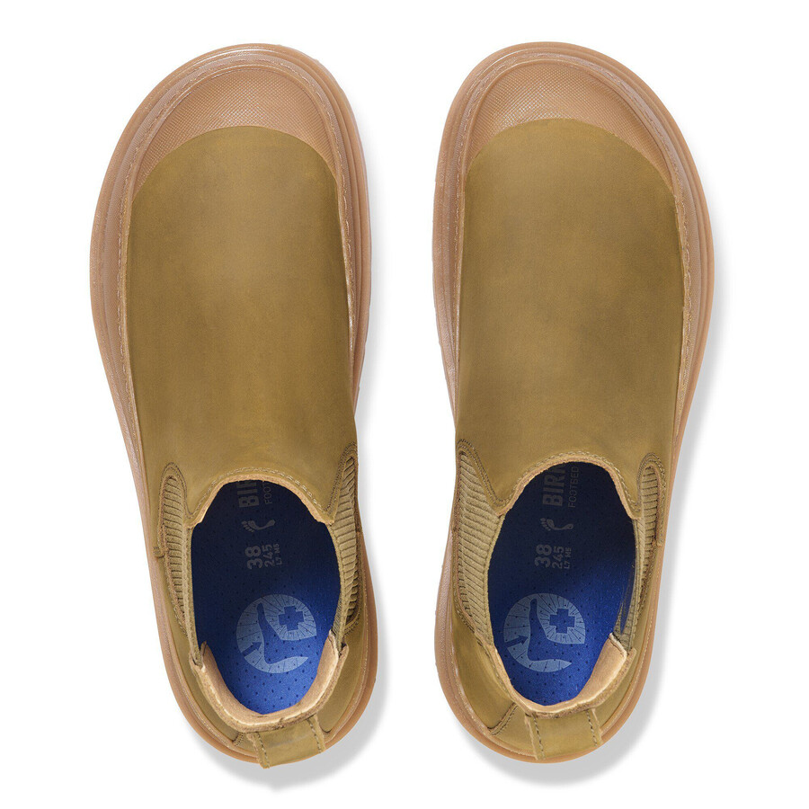 prescott slip on natural leather oiled