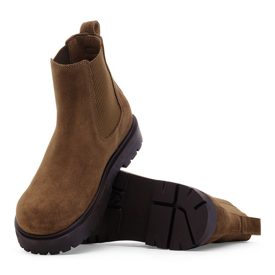 highwood slip on men suede leather
