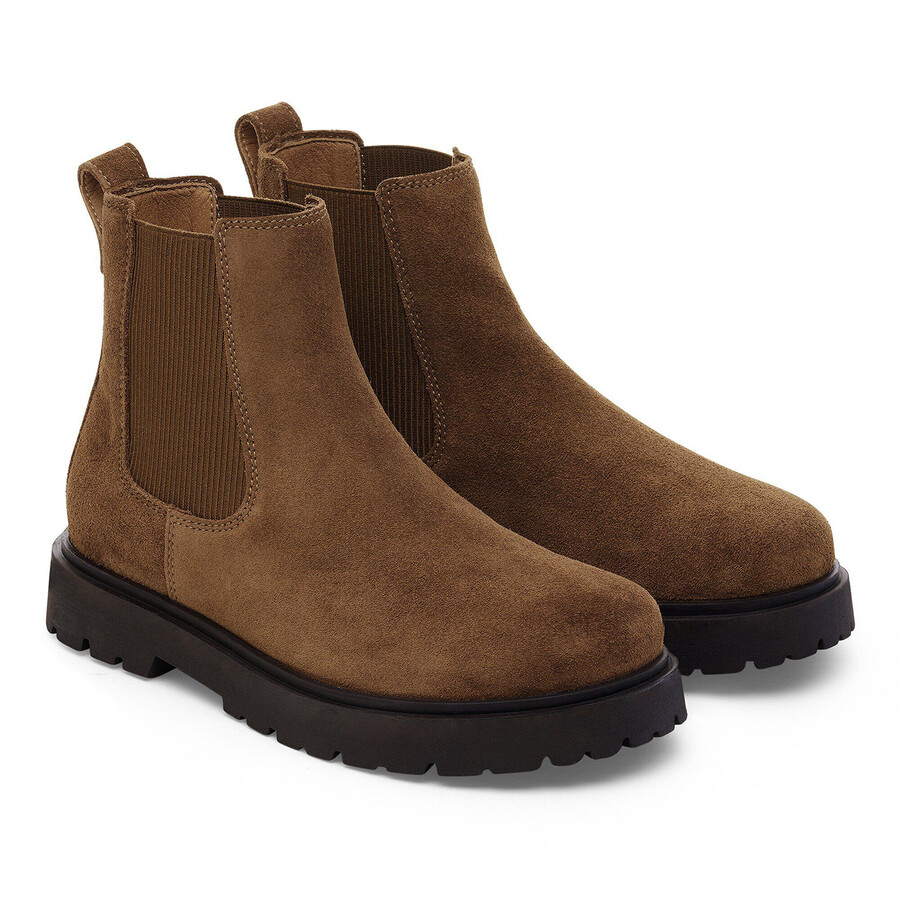 highwood slip on men suede leather