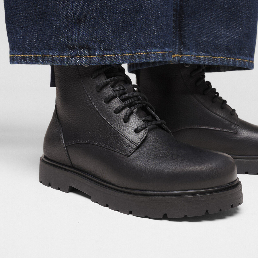 highwood mid waterproof natural leather