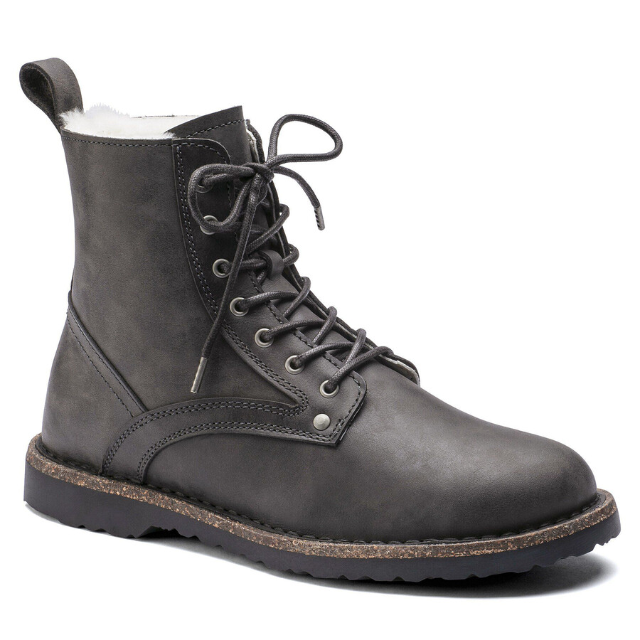 bryson shearling nubuk leather