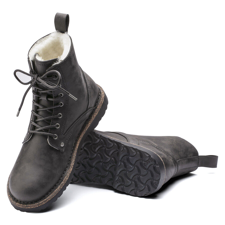 bryson shearling nubuk leather