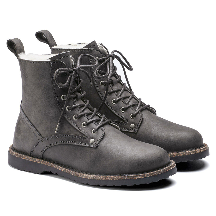 bryson shearling nubuk leather