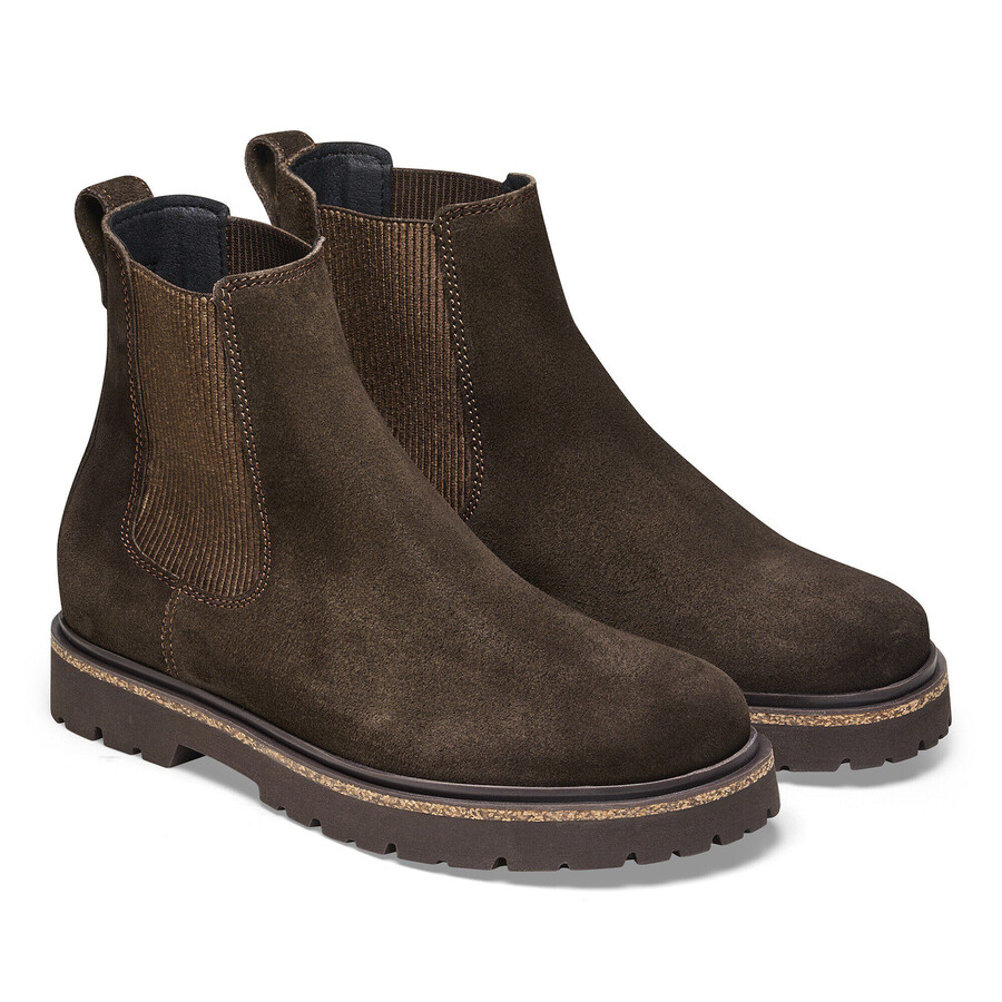 highwood slip on women suede leather