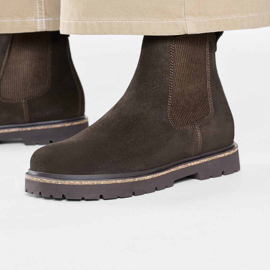 highwood slip on women suede leather