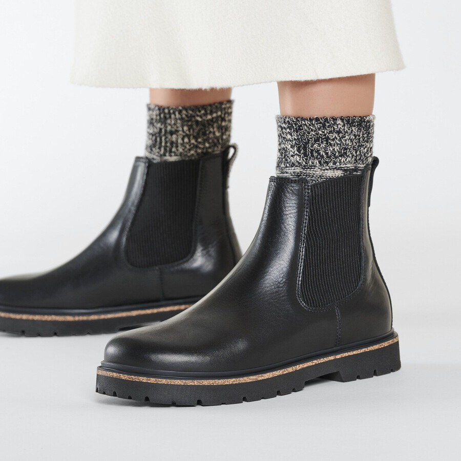 highwood slip on women natural leather