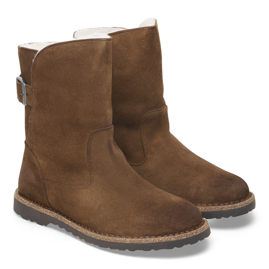 uppsala shearling suede leather