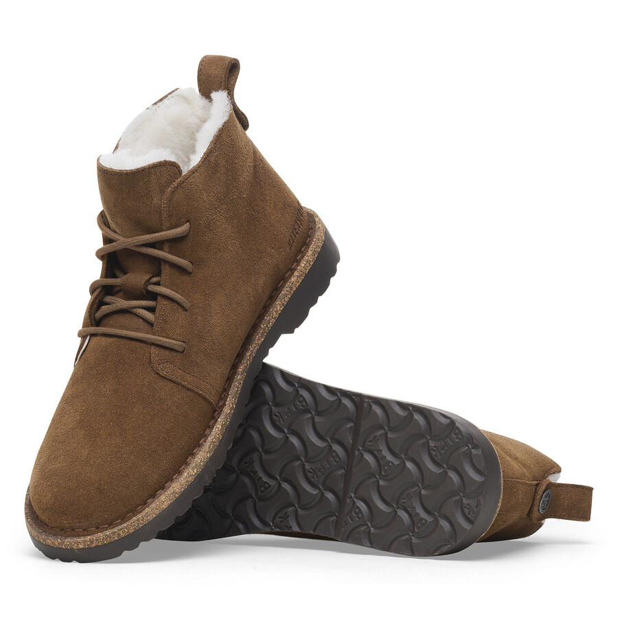 uppsala mid shearling suede leather