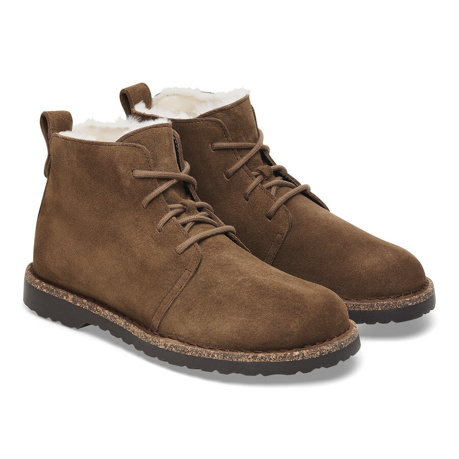 uppsala mid shearling suede leather
