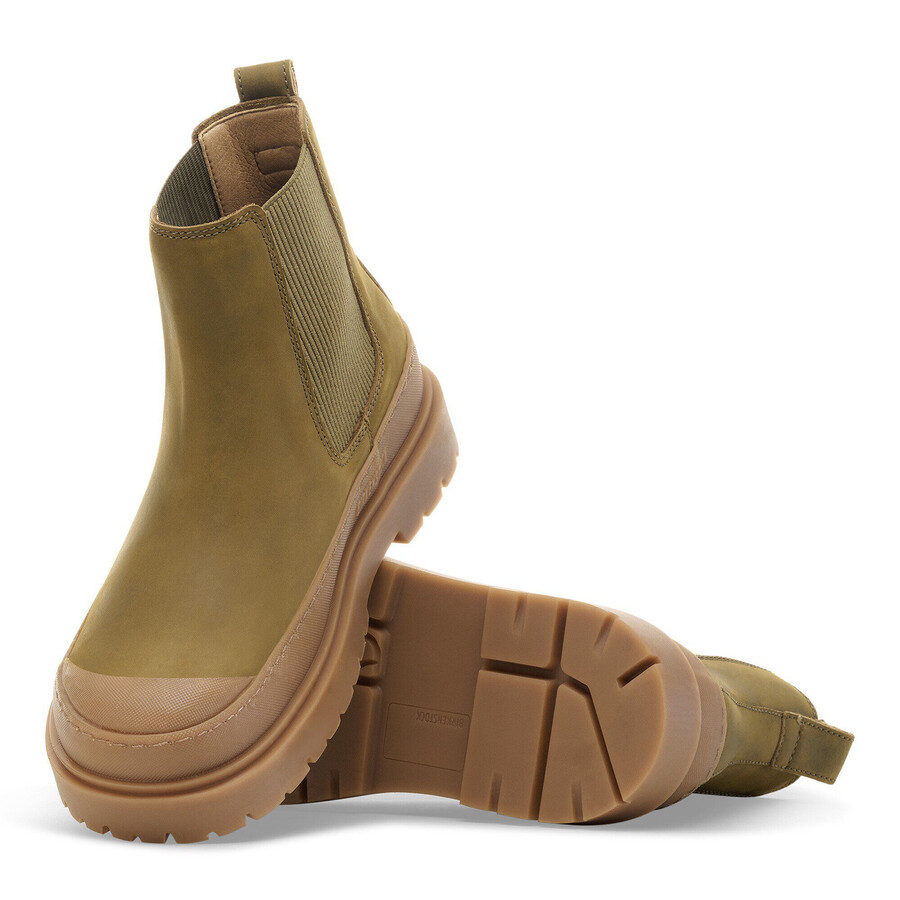 prescott slip on natural leather oiled