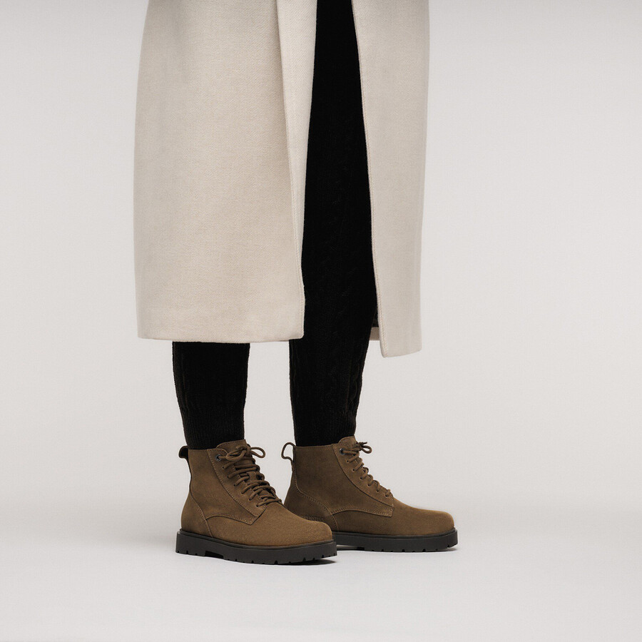 highwood lace mid women suede leather