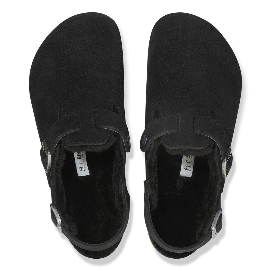 tokio shearling suede leather