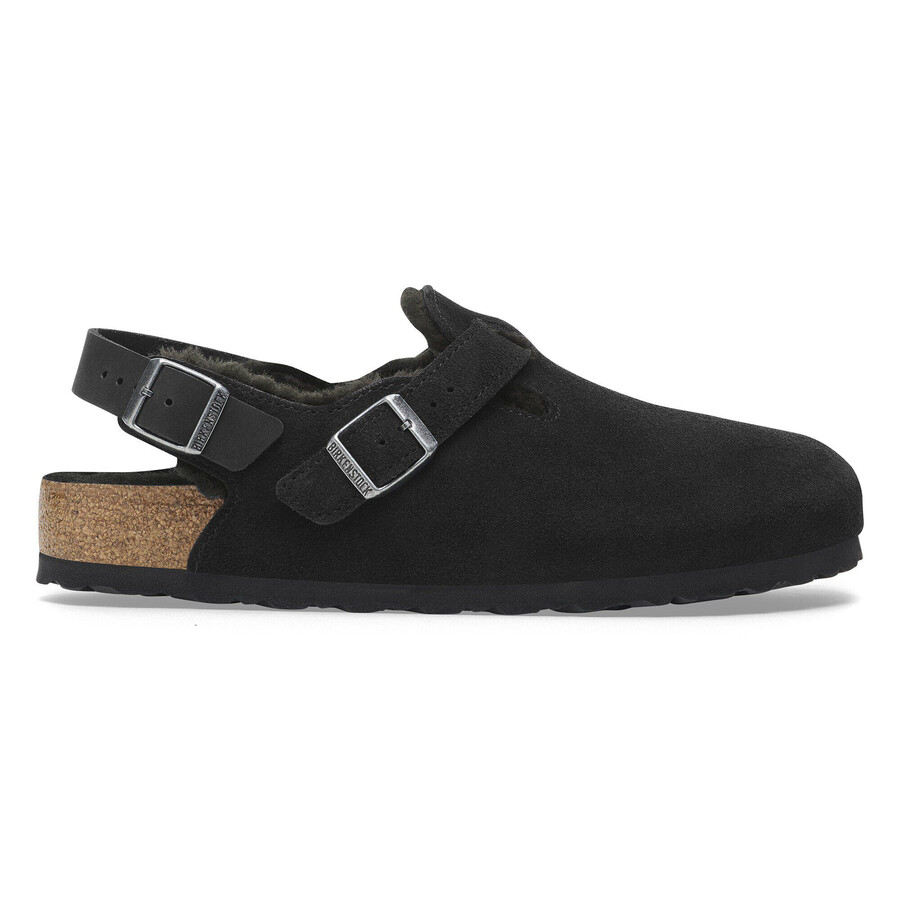 tokio shearling suede leather