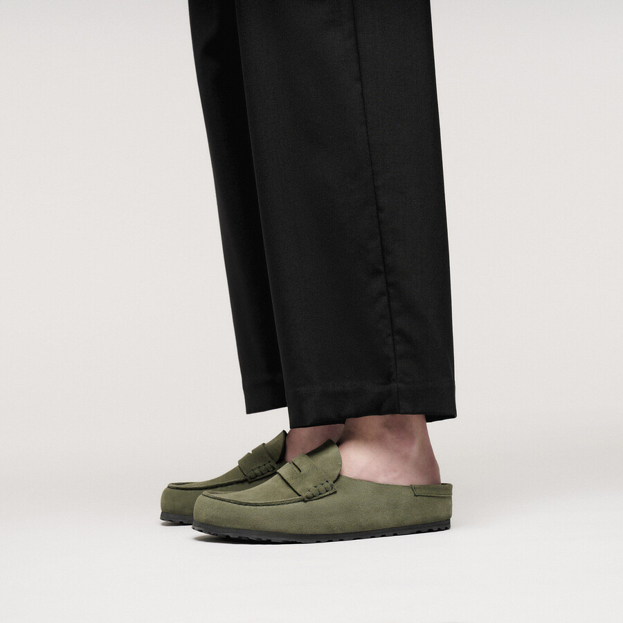 naples wrapped suede leather