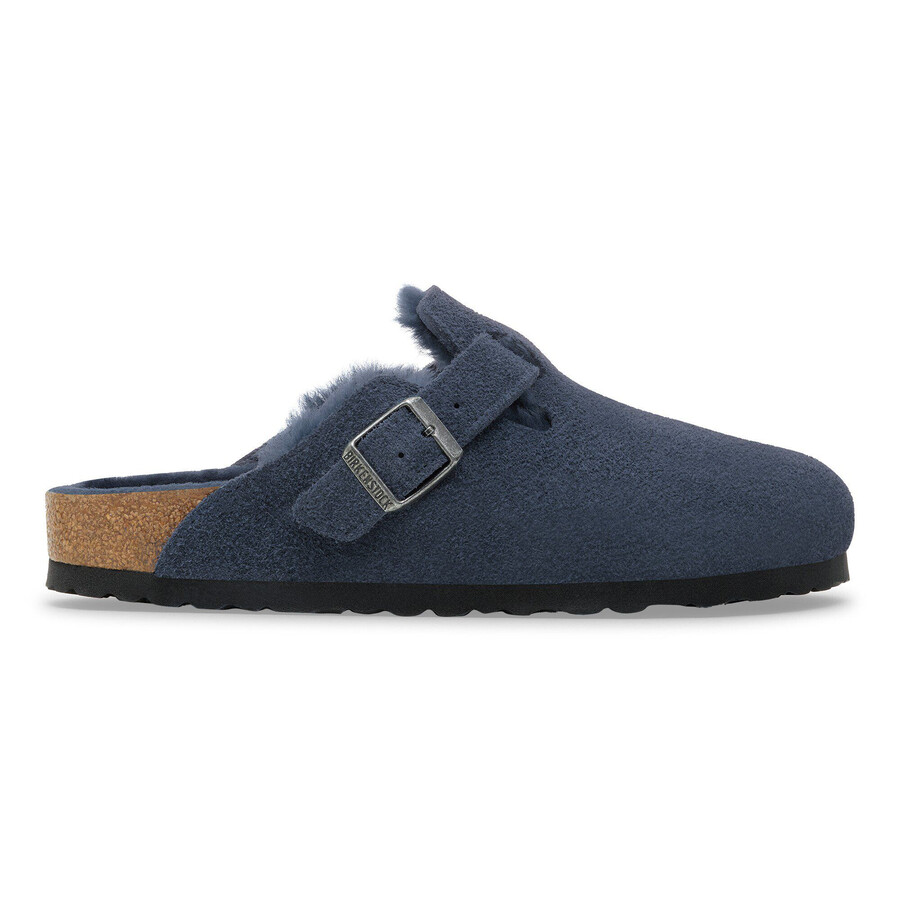 boston shearling suede leather