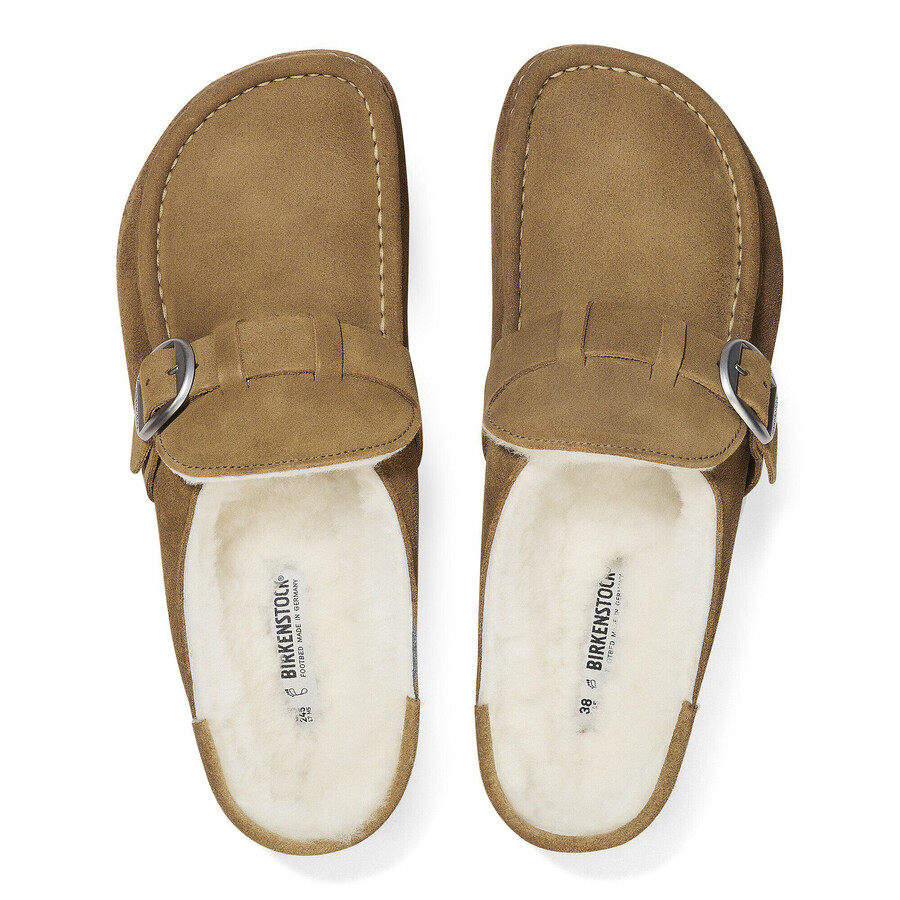 buckley shearling suede leather
