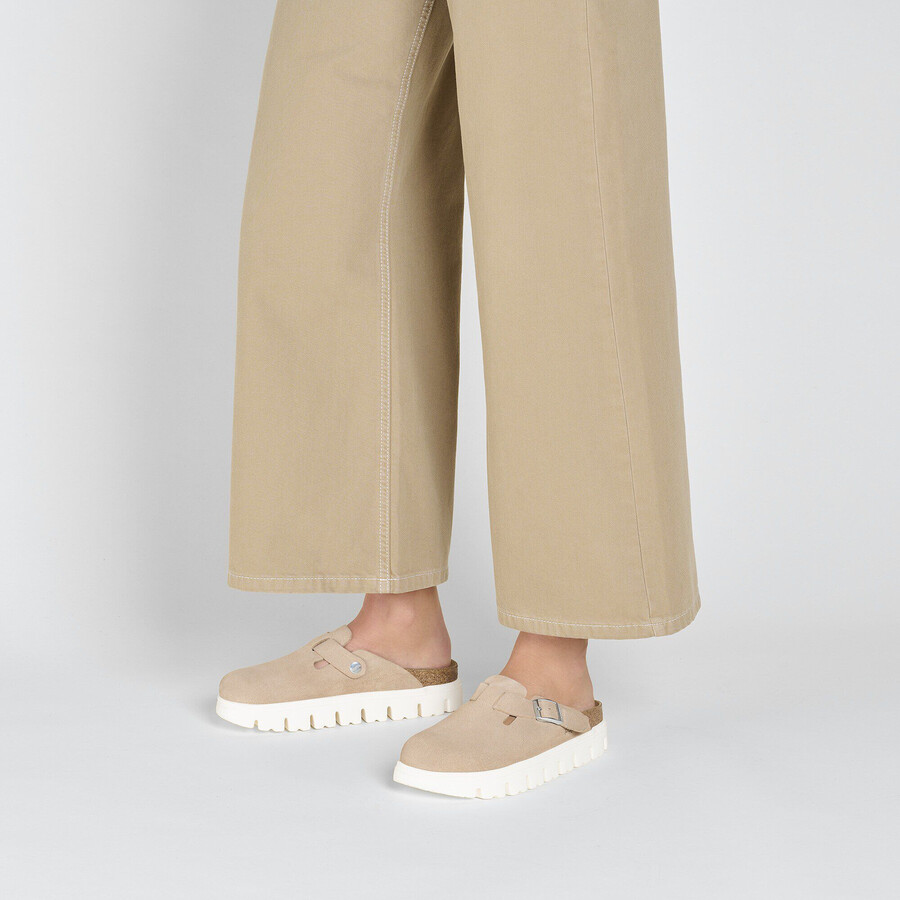 boston chunky suede leather