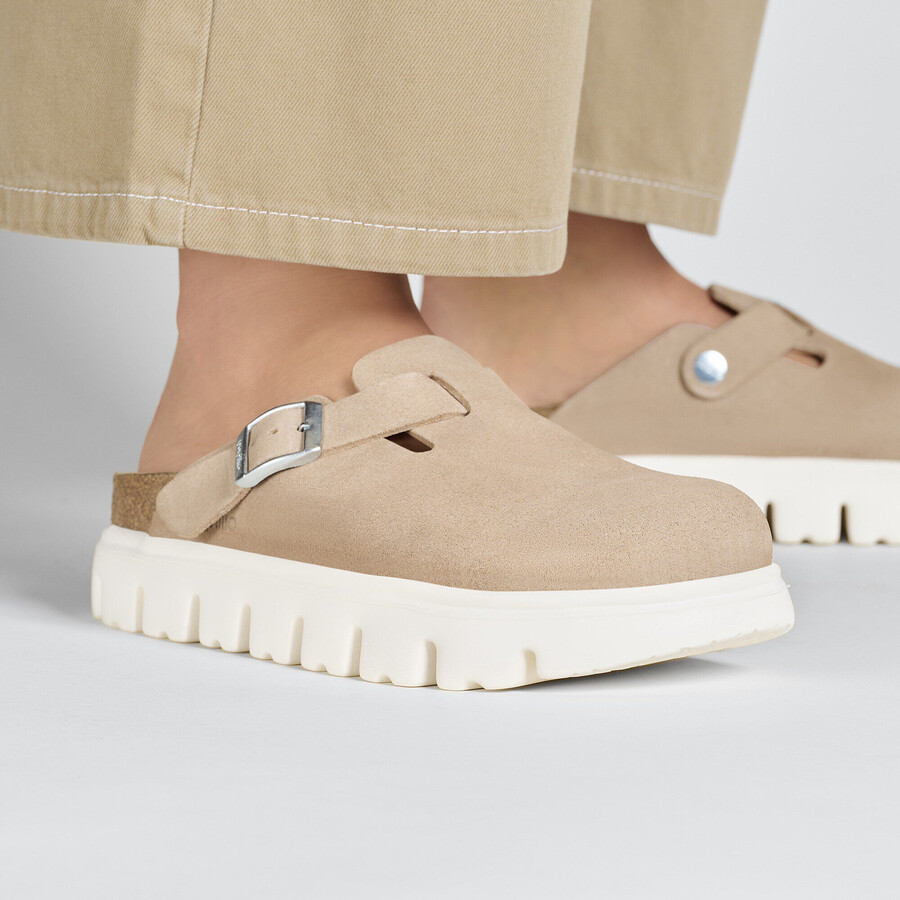 boston chunky suede leather
