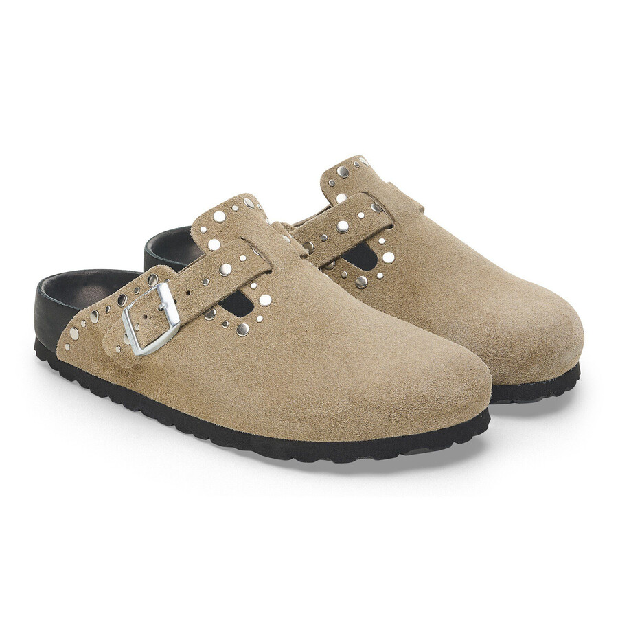 boston rivet suede leather