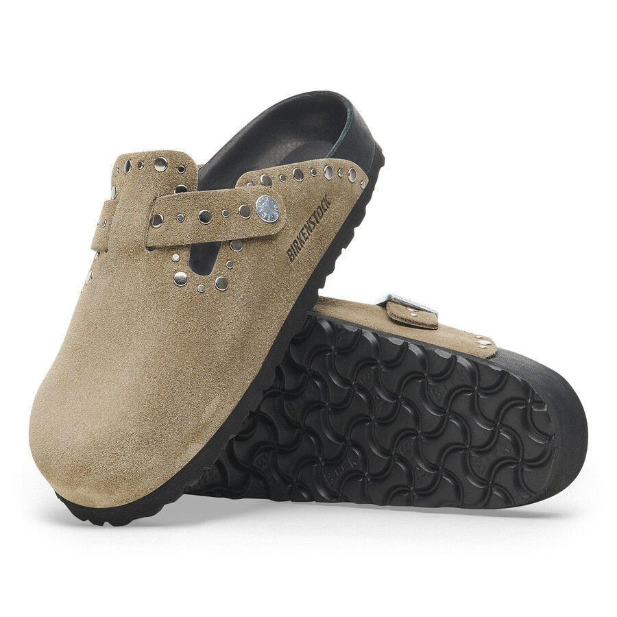 boston rivet suede leather