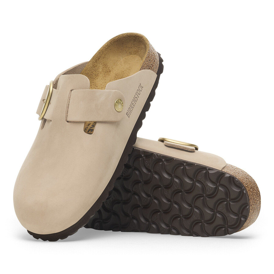 boston big buckle nubuk leather