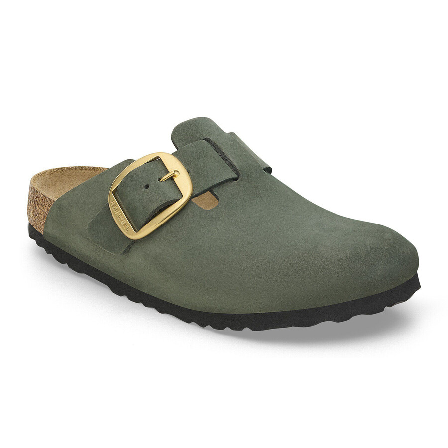 boston big buckle nubuk leather