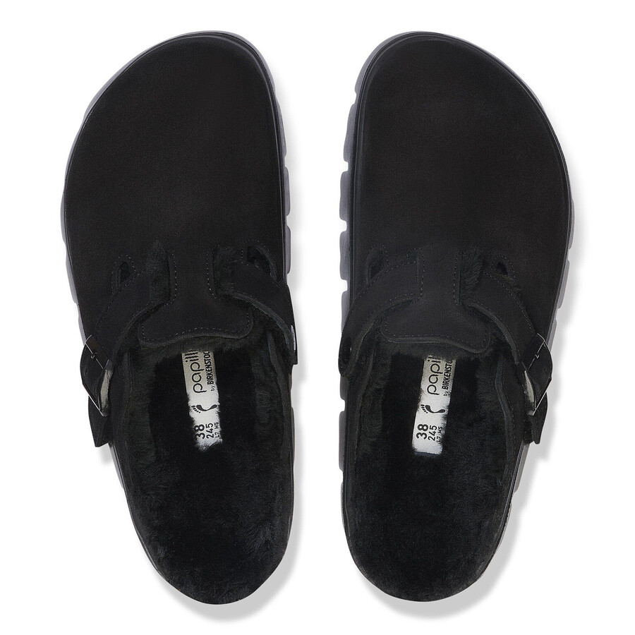 boston pap chunky shearling suede leather