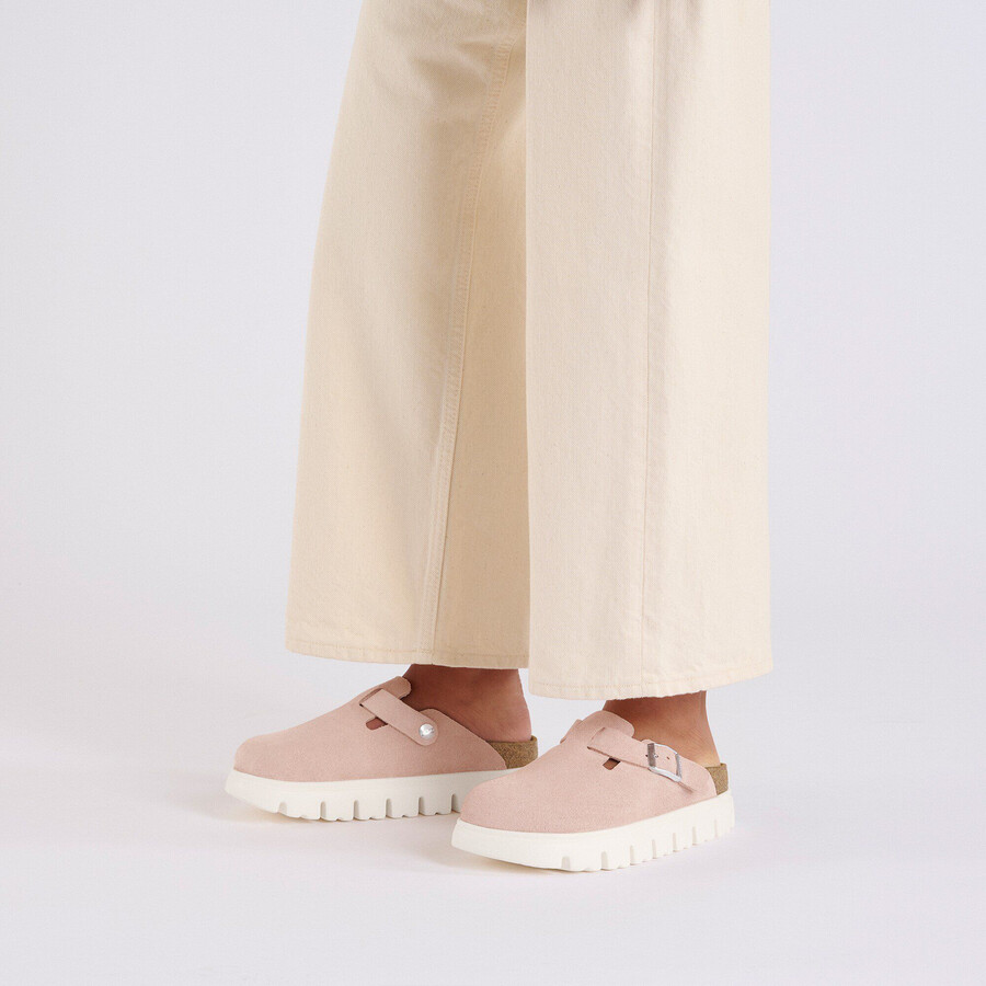 boston chunky suede leather