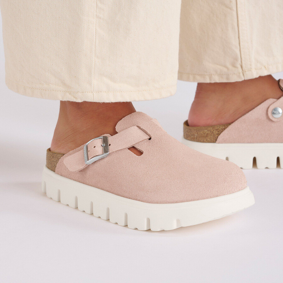 boston chunky suede leather
