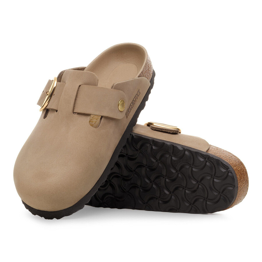 boston big buckle natural leather oiled