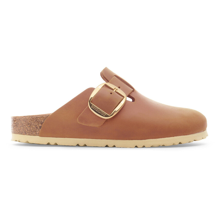 boston big buckle natural leather oiled