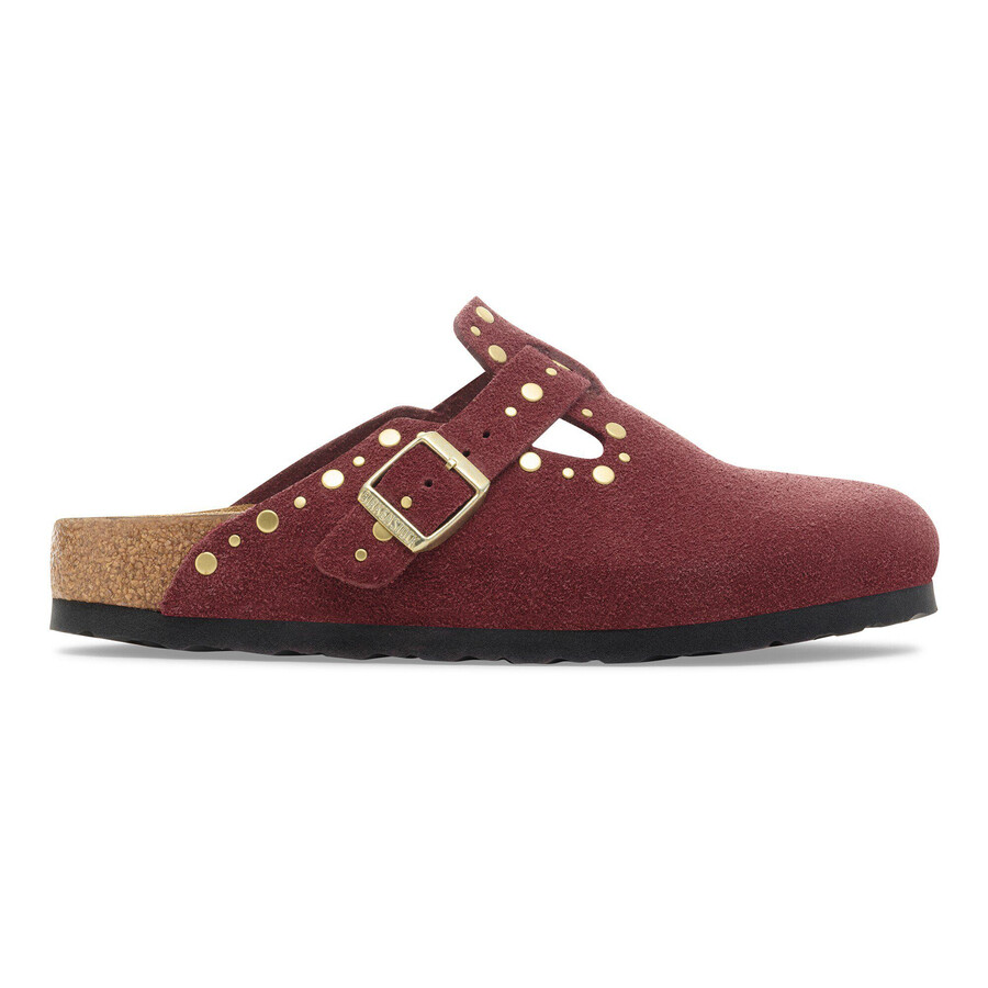 boston rivet suede leather