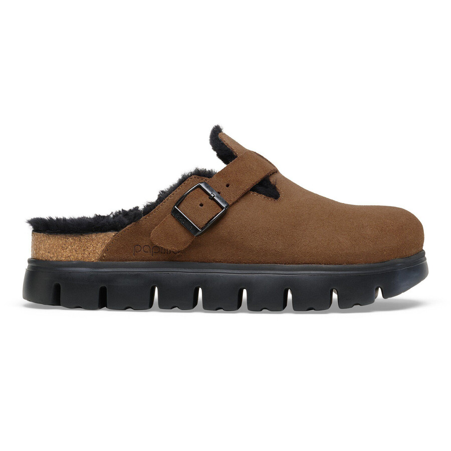 boston pap chunky shearling suede leather
