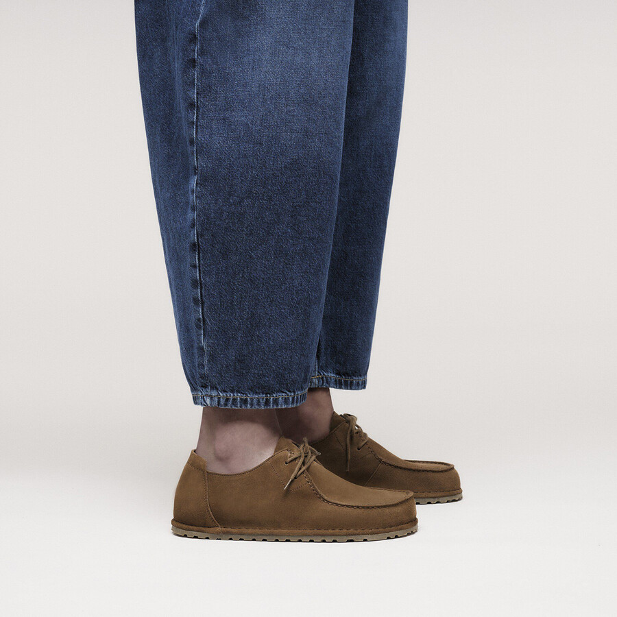utti lace suede leather