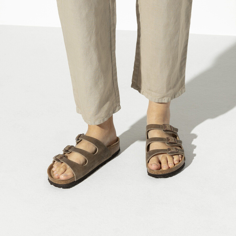 florida soft footbed natural leather oiled