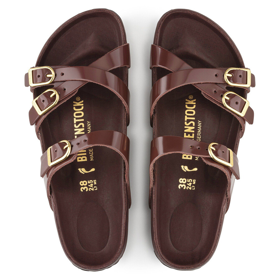 franca natural leather patent