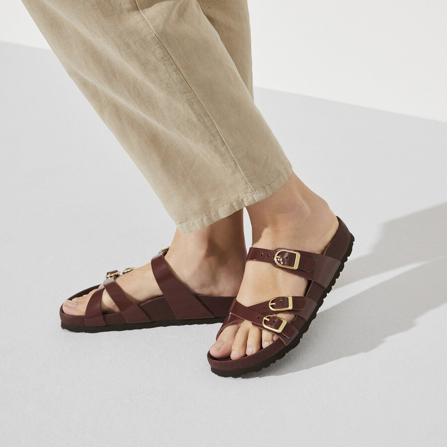 franca natural leather patent