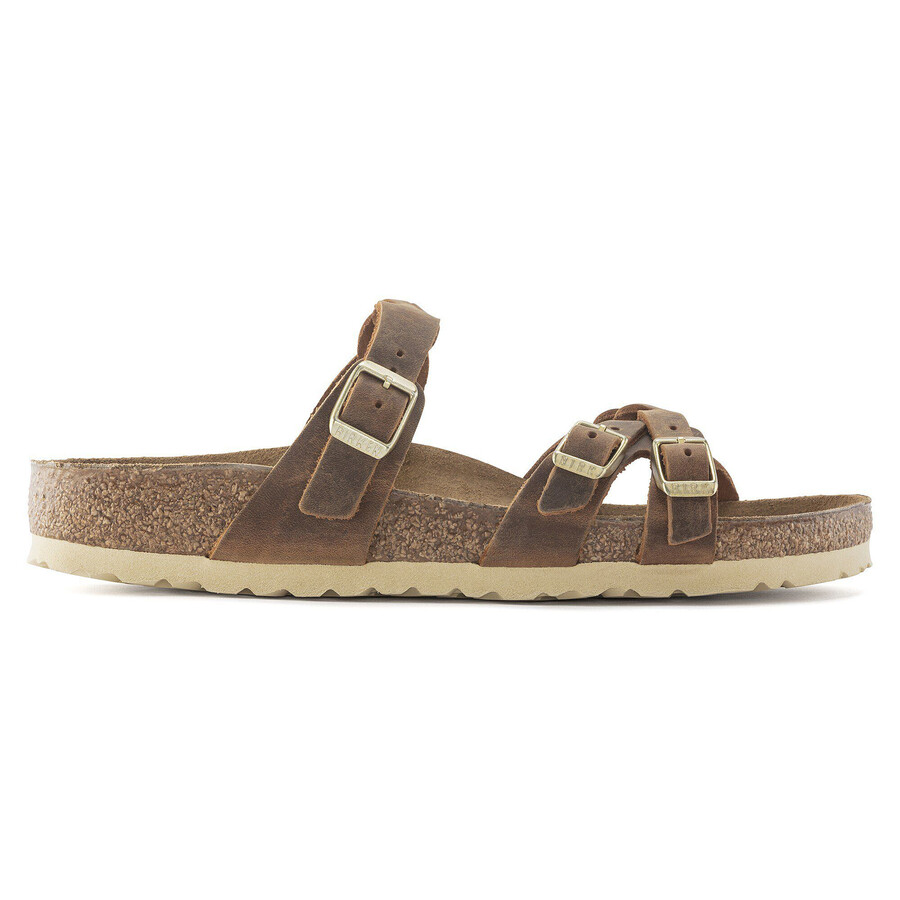 franca braided natural leather oiled