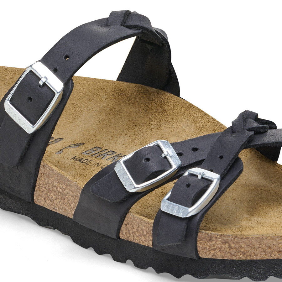franca braided natural leather oiled