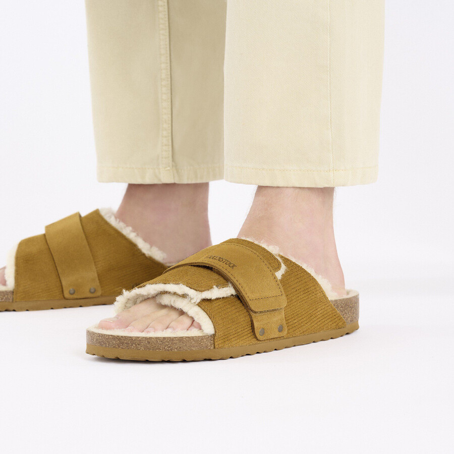 kyoto shearling suede leatherfur