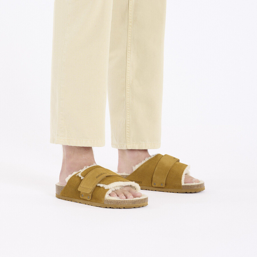 kyoto shearling suede leatherfur