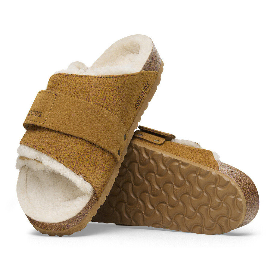 kyoto shearling suede leatherfur