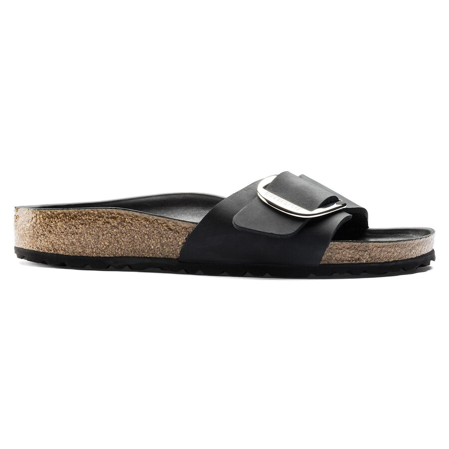 madrid big buckle natural leather oiled