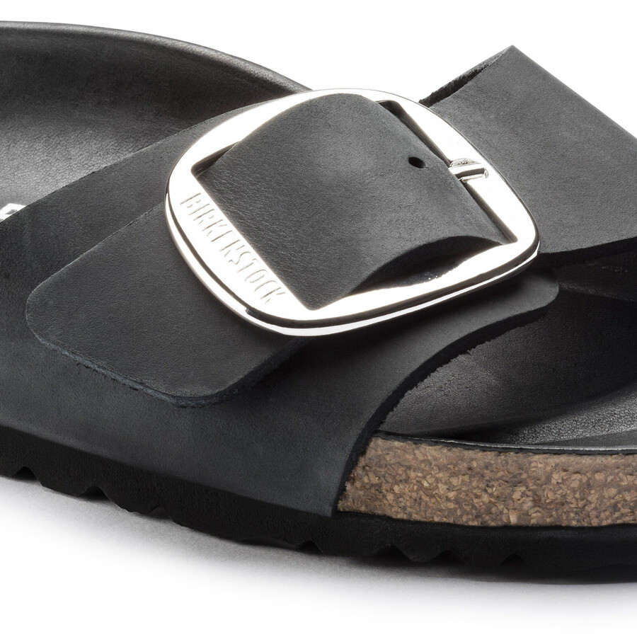 madrid big buckle natural leather oiled