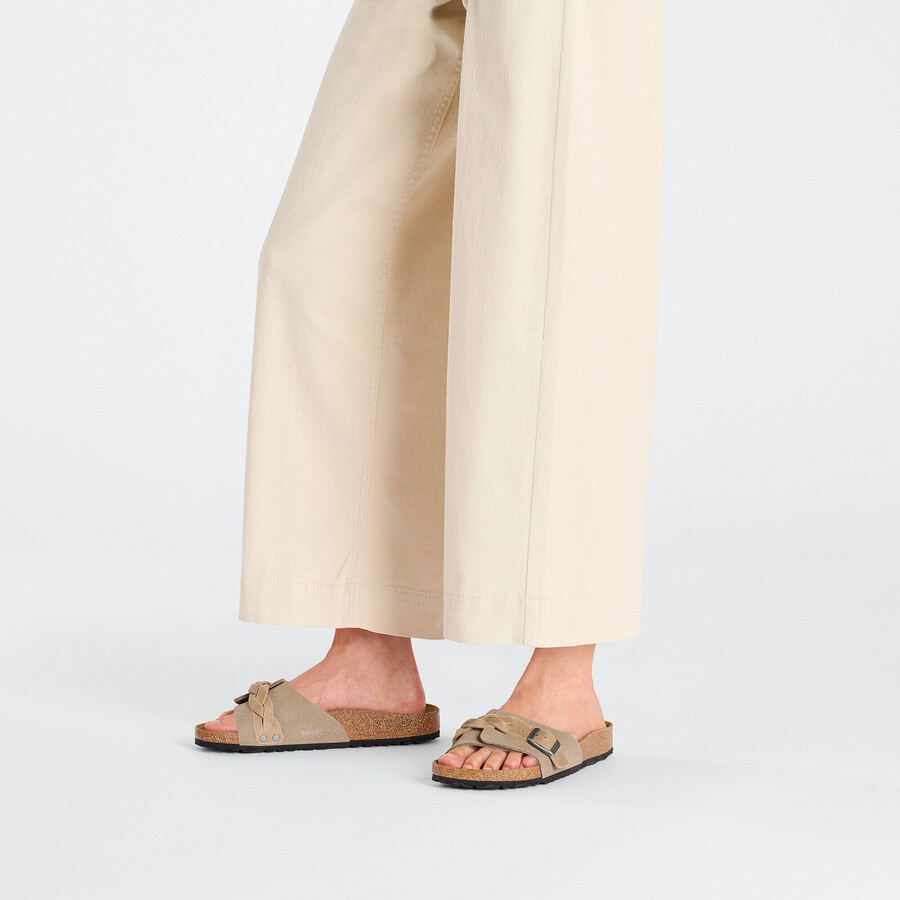 oita braided suede leather